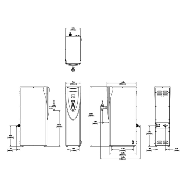 Calentador de agua H5X 43600.9997_H5XA_FIG1-SHT1_I_3