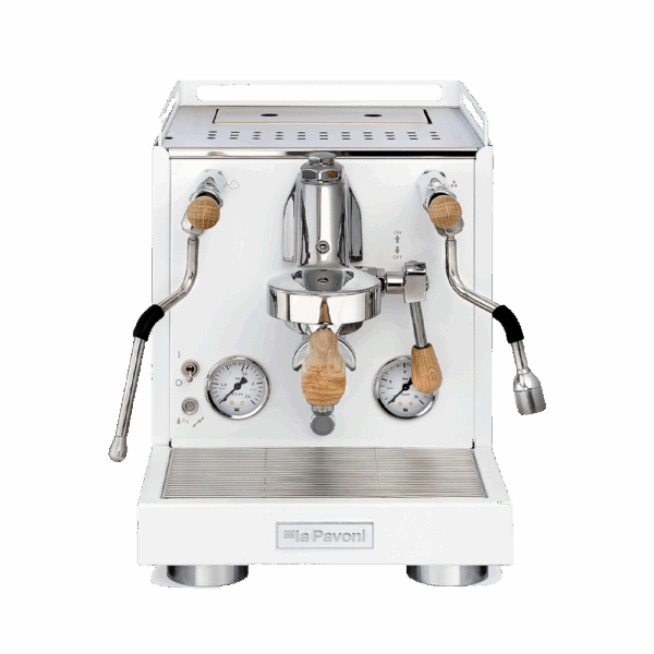 Cafetera SemiProfesional Cellini Evolution La Pavoni Blanco 4