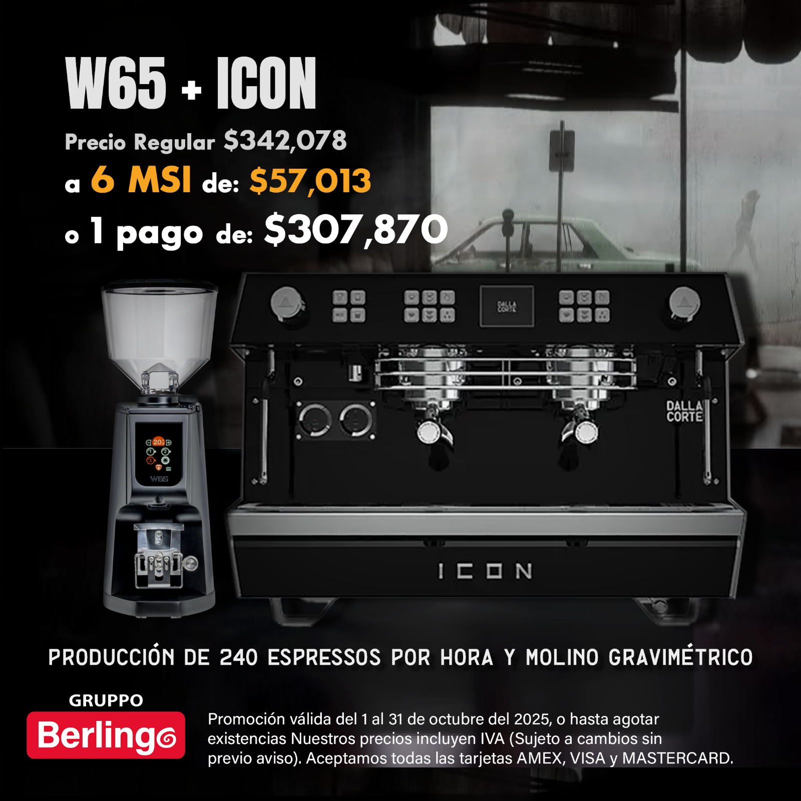 Eureka Atom W 65 + Icon Dalla Corte Gruppo Berlingo
