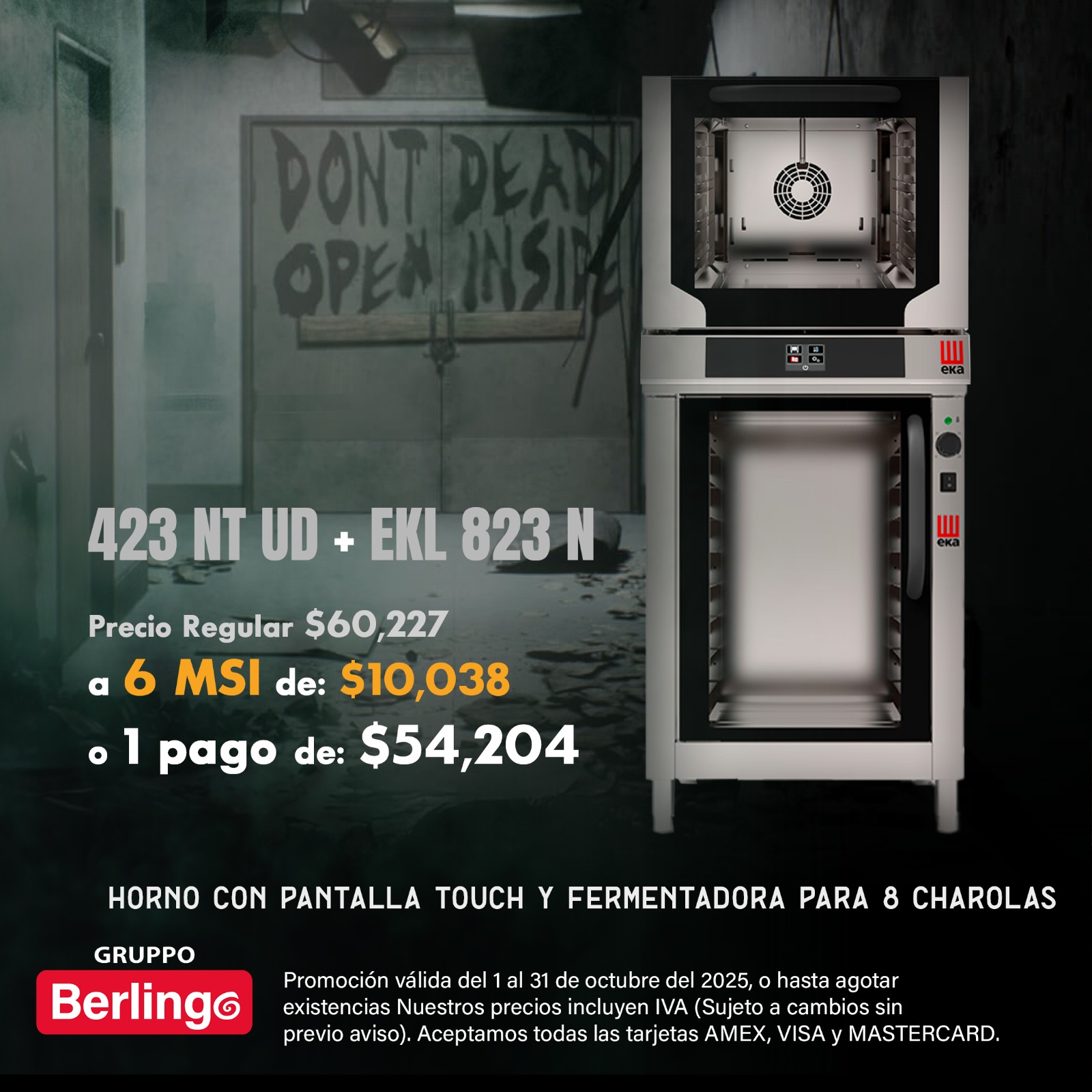 Horno 423 NT UD + 823 N Eka Gruppo Berlingo